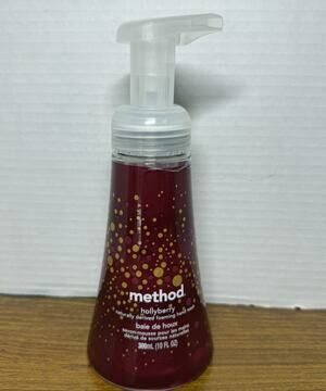 Method HOLLYBERRY Foaming Hand Wash Pump Soap 10oz NEW
